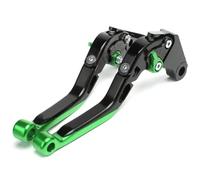 AESRTMJ Para Husqvarna Para Svartpilen 401 250 2018-2022 Manetas De Freno Y Embrague Ajustables Plegables Extensibles Para Motocicleta(Negro verde)