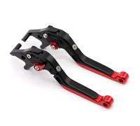 AESRTMJ Para Husqvarna Para Svartpilen 401 250 2018-2022 Manetas De Freno Y Embrague Ajustables Plegables Extensibles Para Motocicleta(negro rojo)
