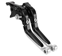 AESRTMJ Para Husqvarna Para Svartpilen 401 250 2018-2022 Manetas De Freno Y Embrague Ajustables Plegables Extensibles Para Motocicleta(Negro Plata)