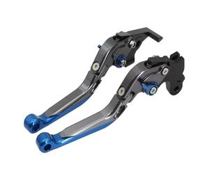 AESRTMJ Para Husqvarna Para Svartpilen 401 250 2018-2022 Manetas De Freno Y Embrague Ajustables Plegables Extensibles Para Motocicleta(Gray blue)
