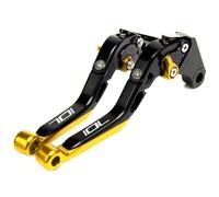 AESRTMJ Para Husqvarna Para SVARTPILEN 701 2019-2020 Maneta De Freno Y Embrague Extensible Plegable Para Motocicleta(Oro negro)