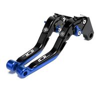 AESRTMJ Para Husqvarna Para SVARTPILEN 701 2019-2020 Maneta De Freno Y Embrague Extensible Plegable Para Motocicleta(Negro Azul)