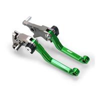 AESRTMJ Para Kawasaki KLX230 2020 Manetas De Freno Y Embrague Pivotantes Piezas Motocross Frenos Competición Manillar Para(Verde)