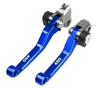 AESRTMJ Para Kawasaki KLX450R 2008-2009 Manetas De Embrague Y Freno Pivotantes Para Motocross(Azul)