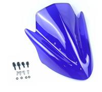 AESRTMJ para Kawasaki para Ninja ER6N ER-6N ER 6N 2012 2013 2014 2015 2016 Parabrisas Motocicleta Windscreen Frente(Azul)