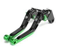 AESRTMJ Para KAWASAKI Para VERSYS1000 2012 2013 2014 Accesorios De Motocicleta Palanca Embrague Freno Plegable Ajustable(Negro verde)