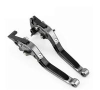 AESRTMJ Para KAWASAKI Para VERSYS1000 2012 2013 2014 Accesorios De Motocicleta Palanca Embrague Freno Plegable Ajustable(Black gray)