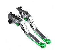 AESRTMJ Para KYMCO Para X-TOWN 125i 300i Maneta De Freno Y Embrague Plegable Extensible Para Motocicleta(Gray green)