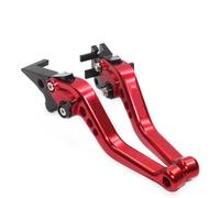 AESRTMJ Para KYMCO Para XCITING 250 300 500 400 Para DOWNTOWN 125/200/300/350 Palancas De Freno Y Embrague Para Motocicleta(ROJO)