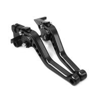 AESRTMJ Para KYMCO Para XCITING 250 300 500 400 Para DOWNTOWN 125/200/300/350 Palancas De Freno Y Embrague Para Motocicleta(NEGRO)