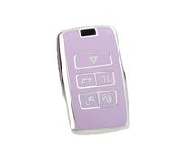 AESRTMJ Para Land Para Rover Para Range Para Discovery 5 Sport 2018 2019 Para Jaguar XEL Para E-PACE Funda De Llave Coche TPU(Púrpura)