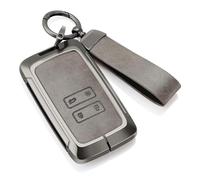 AESRTMJ Para Renault Para Captur Para Koleos Para Kadjar Para Arkana Para Espace Para Clio Para Grand Funda Llave Coche Aleación Zinc(GRIS)