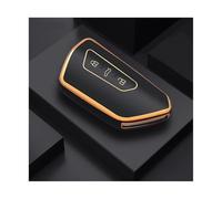 AESRTMJ Para Seat Para Leon FR MK4 Para Cupra Funda Carcasa TPU Para Llave De Coche Llavero Accesorio(NEGRO)