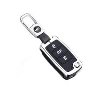 AESRTMJ Para SEAT Para Leon Para Ibiza Aleación Gel De Silicona 3 Botones Funda Para Llave Coche Accesorios(Gray,Model 1)