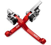AESRTMJ Para SHERCO SEF300 2014-2020 Palancas De Freno Y Embrague Plegables Con Pivote Para Motocross(ROJO)