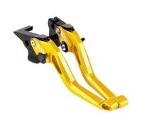 AESRTMJ Para Triumph Para Trident 660 2021-2024 Manillar De Aluminio Ajustable Palancas Embrague Freno Cortas(Oro)