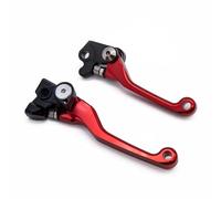 AESRTMJ Para XR 150L 650L 190L 125L XR650L XR150L 1993-2025 Maneta De Freno Y Embrague Plegable Con Pivote Para Motos Cross(ROJO)