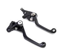 AESRTMJ Para XR 150L 650L 190L 125L XR650L XR150L 1993-2025 Maneta De Freno Y Embrague Plegable Con Pivote Para Motos Cross(NEGRO)