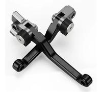 AESRTMJ Para XR650L 1993-2020 2021 2022 2023 Manetas De Freno Y Embrague Para Motocicleta Pivote Accesorios(NEGRO)