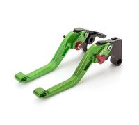 AESRTMJ Para Yamaha YFM 700 Para Raptor 700R 2008-2025 Manetas De Freno Y Embrague 3D Ajustables Cortas Largas(Verde,147mm)
