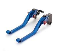 AESRTMJ Para Yamaha YFM 700 Para Raptor 700R 2008-2025 Manetas De Freno Y Embrague 3D Ajustables Cortas Largas(Azul,164mm)