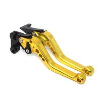 AESRTMJ Para Yamaha YZFR125 YZF-R125 2014-2024 Motocicleta Palancas Cortas Ajustables De Aluminio Para Freno Y Embrague(Oro)