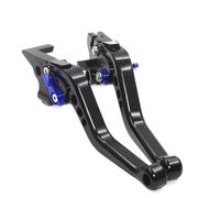 AESRTMJ Para Yamaha YZFR125 YZF-R125 2014-2024 Motocicleta Palancas Cortas Ajustables De Aluminio Para Freno Y Embrague(Negro Azul)