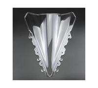 AESRTMJ Parabrisas De Doble Burbuja para Motocicleta para Y&amaha YZF R15 V2 2014 2015 2016 Alerón Deflector De Viento Accesorios para Motocicleta(Claro)