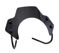 AESRTMJ Parabrisas De Motocicleta para Vespa GTS300 GTS 300 GTS 250 GTS 125 GTS Super 125-300 Sport Screen Shield(Negro)