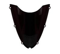 AESRTMJ Parabrisas Mota Spoiler Deflector Accesorios para Kawasaki para Ninja ZX6R 2005-2008 ZX636 2005 2006 ZX10R 2006 2007(Negro)