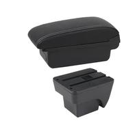 AESRTMJ Reposabrazos Auto Para SEAT Para ARONA Para Seat Para Ibiza Reposabrazos Con USB Reposabrazos Central(A3 Black white NO USB)