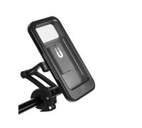 AESRTMJ Soporte De Teléfono para Bicicleta Y Moto Impermeable Espejo Retrovisor Manillar Universal GPS 360° Giratorio Ajustable(Handlebar)