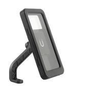 AESRTMJ Soporte De Teléfono para Bicicleta Y Moto Impermeable Espejo Retrovisor Manillar Universal GPS 360° Giratorio Ajustable(Mirror)