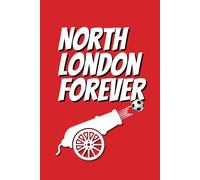 Aesthetic 6" x 9" Lined Notebook for Premiership Football Fans - North London Forever Chant Edition: Gen Alpha