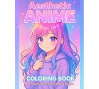AESTHETIC ANIME GIRL: A Coloring Book of Beautiful Anime-Inspired Portraits