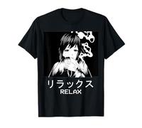 Aesthetic Anime Girl Waifu Relax Japanese Soft Grunge Egirl Camiseta