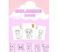 Aesthetic Baby Animals Coloring Book: Cute & Easy Animal Coloring Pages for Kids Ages 3-6 | Calm, Soft, and Wholesome Fun for Little Artists
