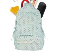 Aesthetic Backpack - Cute Nylon Laptop Bag With Water Bottle Pocket, azul, riferimento alla descrizione, Consulte la descripción