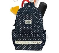 Aesthetic Backpacks - Adjustable Straps Stylish Zipper Bag for School