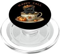 Aesthetic Cat Stuff For Happy Fall and Pumpkin Spice Season PopSockets PopGrip para MagSafe