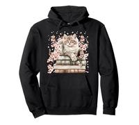 Aesthetic Cat Stuff For Women and Girls Spring Love Books Sudadera con Capucha