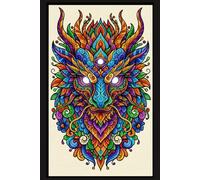 Aesthetic Celestial Azure Dragon Zen Mandala Dot Grid Journal: 100 Page Dotted Notebook with Premium Cream Paper | 6x9 Matte Hardcover for Creative Writing, Mindfulness, and Mythical Art