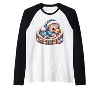 Aesthetic Christmas Stuff and Winter Must Haves For Cat Mom Camiseta Manga Raglan