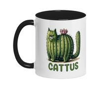 Aesthetic Coffee Cup - Whimsical Coffee Mug, Insulated Cup with Cute Cat Design, Drinkware Mug with Animal Print Design, Home Drinking Mugs, Beverage Drinkware for Home Office Desk
