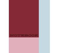 Aesthetic Color Block Notebook: Lined Journal for Writing (8.5 x 11 in, 100 Pages): Trendy Minimal Notebook for School, Work, and Journaling