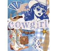 Aesthetic Cowgirl Composition Notebook: Wide Ruled Writing Journal - 110 Pages, 7.5 x 9.25 Inches, Blue Gingham and Western Scrapbook Cover Design by Soli Deo Collective