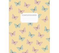 Aesthetic Cute Preppy Composition Notebook: 120 Pages Composition Book, with Fantasycartoon Cover Design, suitable for Drawing, School Notes, Women, ... Fantasycartoon Cover Design, suitable for D