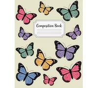 Aesthetic Cute Preppy Composition Notebook: 120 Pages Composition Book, with Watercolor Cover Design, suitable for Drawing, School Notes, Teens, ... Cover Design, suitable for Drawing,