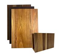 Aesthetic Cutting Boards - 3 Pieces Book Shaped Thickened Supplies | Wood Chopping Boards for Kitchen Cheese, Meat Vegetables Home Food, Family Kitchenware, Unique Indoor Trays