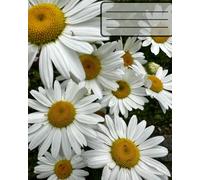 Aesthetic Daisy journal: 8x10, 200 page, lined book with area for a date or title. Spot on the front cover to give your book a title or add a person’s name.